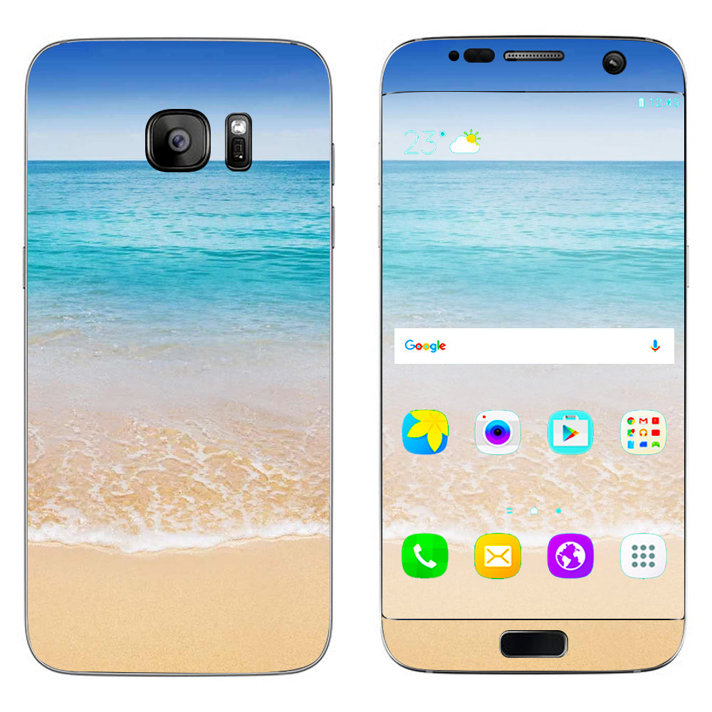  Bahamas Beach Samsung Galaxy S7 Edge Skin