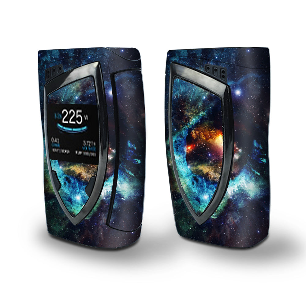 Skin Decal Vinyl Wrap for Smok Devilkin Kit 225w Vape (includes TFV12 Prince Tank Skins) skins cover/ Nebula 3