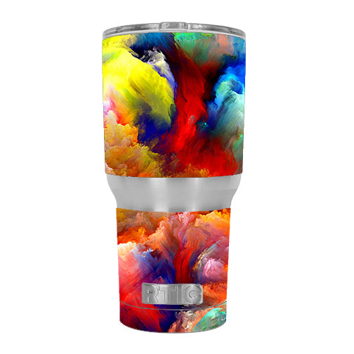  Oil Paint RTIC 30oz Tumbler Skin