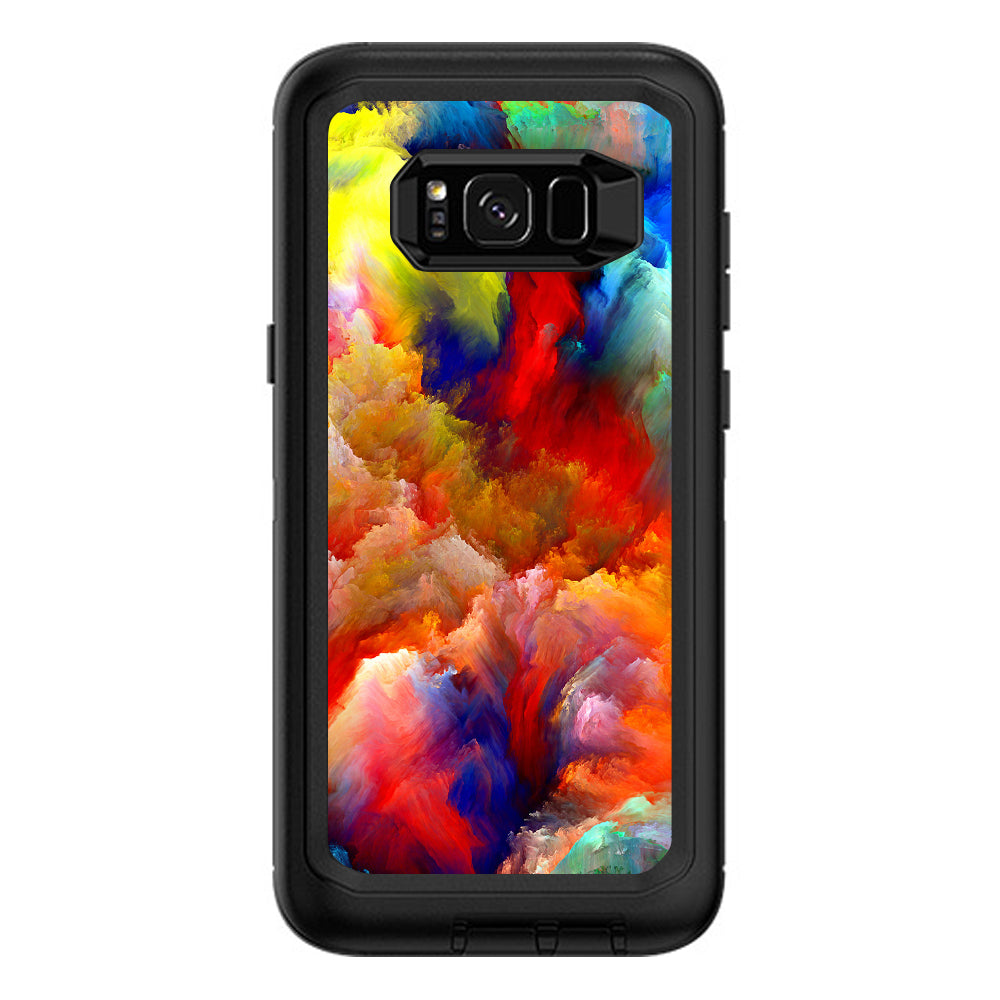  Oil Paint Otterbox Defender Samsung Galaxy S8 Plus Skin