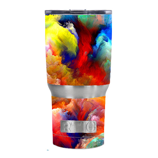  Oil Paint RTIC 20oz Tumbler Skin