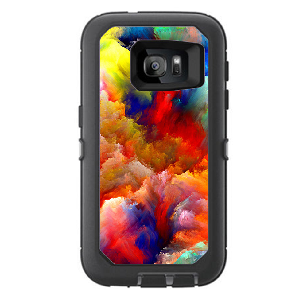  Oil Paint Otterbox Defender Samsung Galaxy S7 Skin