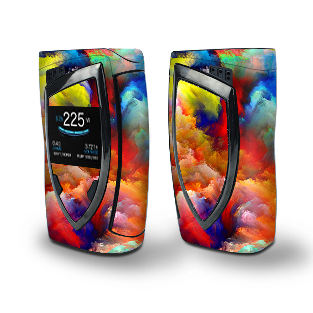 Skin Decal Vinyl Wrap for Smok Devilkin Kit 225w Vape (includes TFV12 Prince Tank Skins) skins cover/ Oil Paint