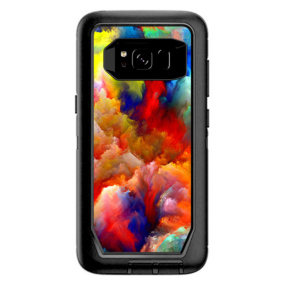  Oil Paint Otterbox Defender Samsung Galaxy S8 Skin