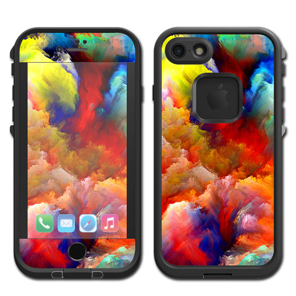  Oil Paint Lifeproof Fre iPhone 7 or iPhone 8 Skin