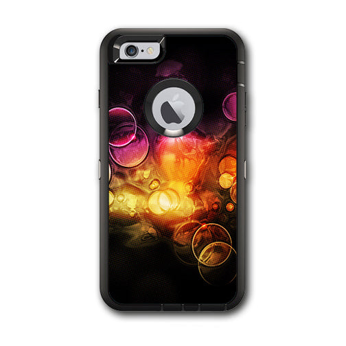  Orange Bubbles Otterbox Defender iPhone 6 PLUS Skin