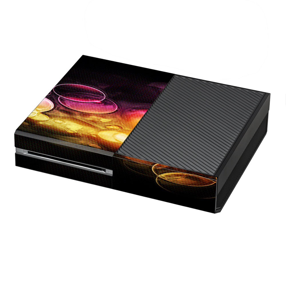  Orange Bubbles Microsoft Xbox One Skin