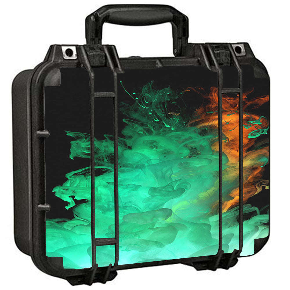  Orange Green Smoke Pelican Case 1400 Skin