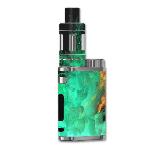  Orange Green Smoke eLeaf iStick Pico 75W Skin