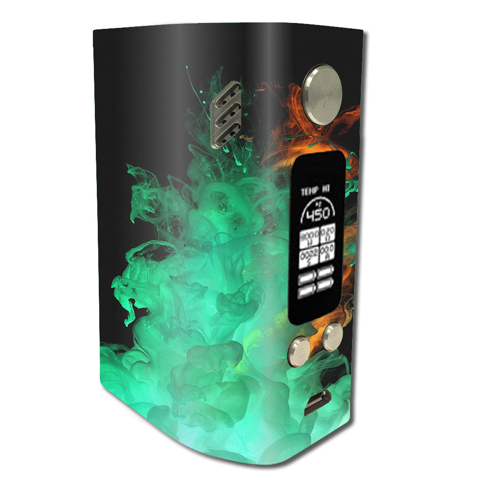  Orange Green Smoke Wismec Reuleaux RX300 Skin