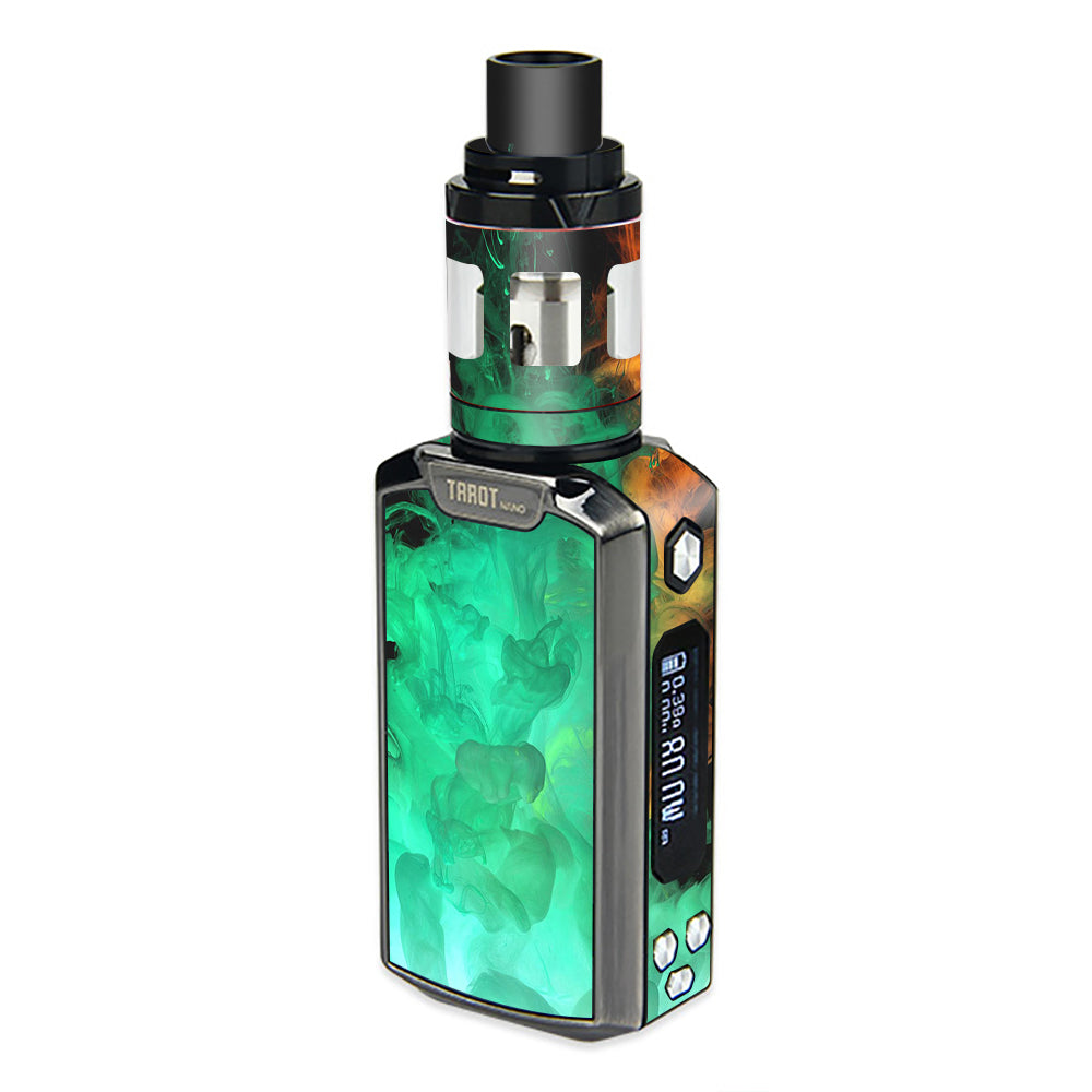 Orange Green Smoke Vaporesso Tarot Nano Skin Orange Green Smoke Vaporesso Tarot Nano Skin