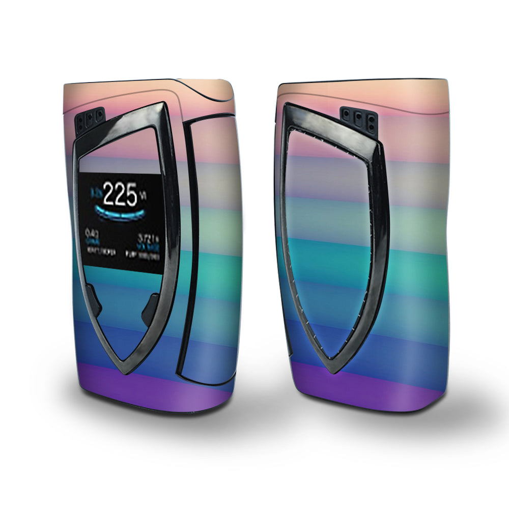 Skin Decal Vinyl Wrap for Smok Devilkin Kit 225w Vape (includes TFV12 Prince Tank Skins) skins cover/ Pastel Stripes