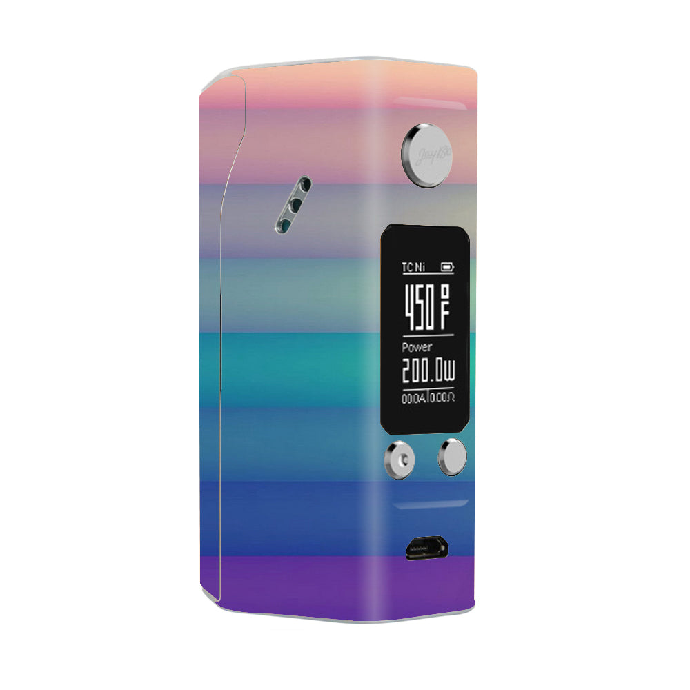  Pastel Stripes Wismec Reuleaux RX200S Skin
