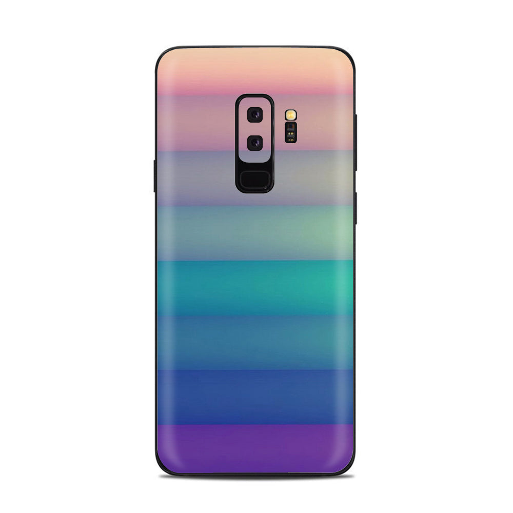  Pastel Stripes Samsung Galaxy S9 Plus Skin