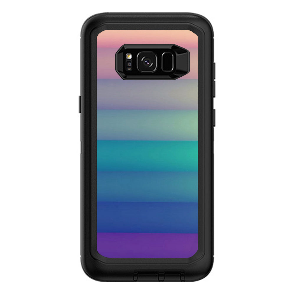  Pastel Stripes Otterbox Defender Samsung Galaxy S8 Plus Skin