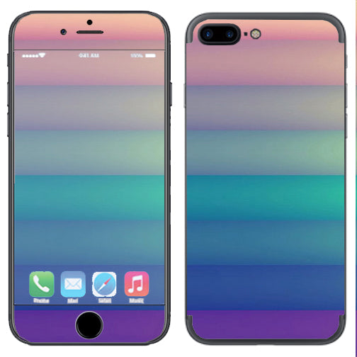  Pastel Stripes Apple  iPhone 7+ Plus / iPhone 8+ Plus Skin