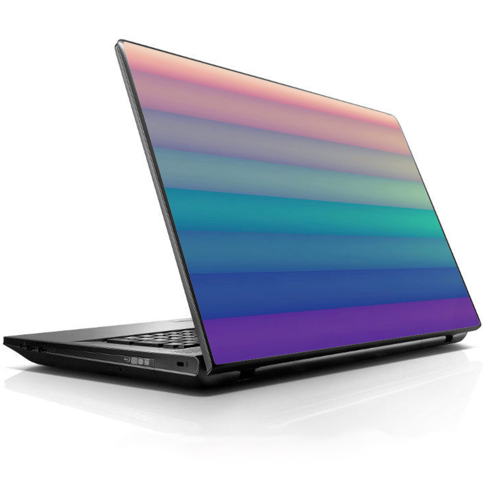  Pastel Stripes Universal 13 to 16 inch wide laptop Skin