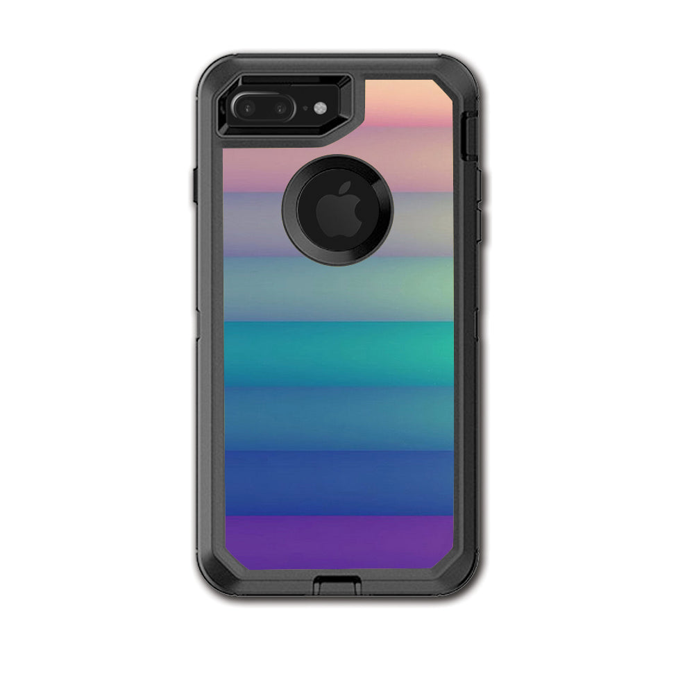  Pastel Stripes Otterbox Defender iPhone 7+ Plus or iPhone 8+ Plus Skin