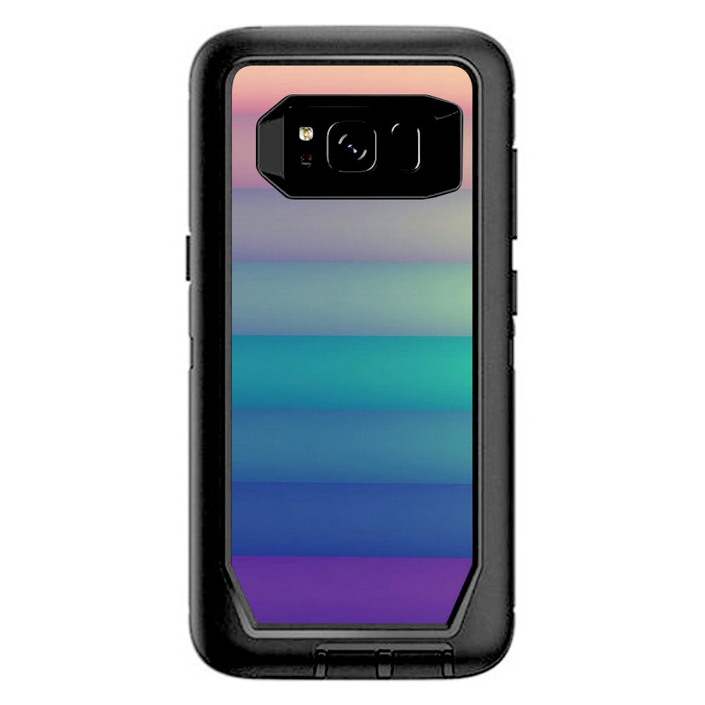  Pastel Stripes Otterbox Defender Samsung Galaxy S8 Skin