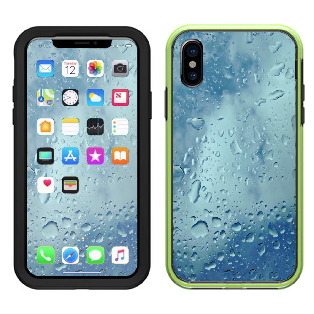  Raindrops Lifeproof Slam Case iPhone X Skin
