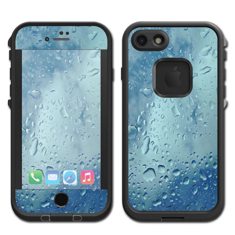  Raindrops Lifeproof Fre iPhone 7 or iPhone 8 Skin