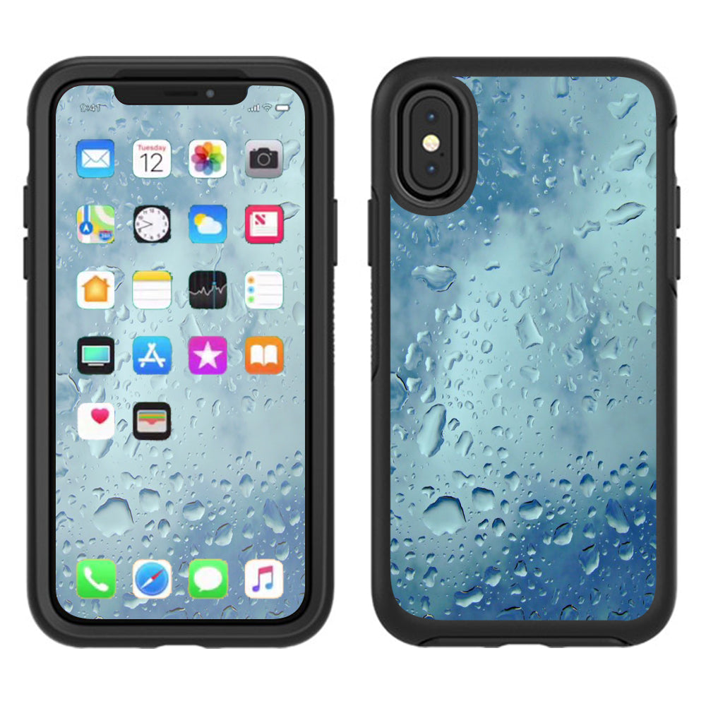  Raindrops Otterbox Defender Apple iPhone X Skin