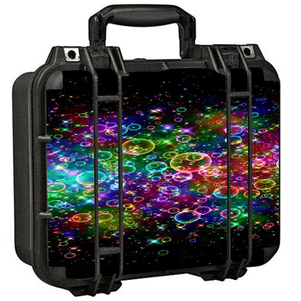  Rainbow Bubbles Pelican Case 1400 Skin