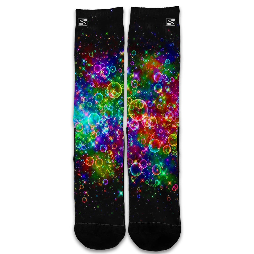  Rainbow Bubbles Universal Socks