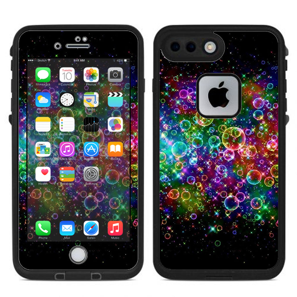  Rainbow Bubbles Lifeproof Fre iPhone 7 Plus or iPhone 8 Plus Skin