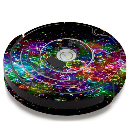 Rainbow Bubbles iRobot Roomba 650/655 Skin