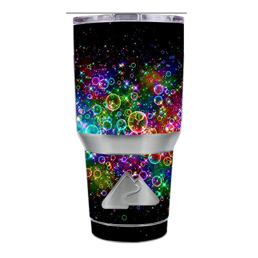  Rainbow Bubbles Ozark Trail 20oz Tumbler Skin