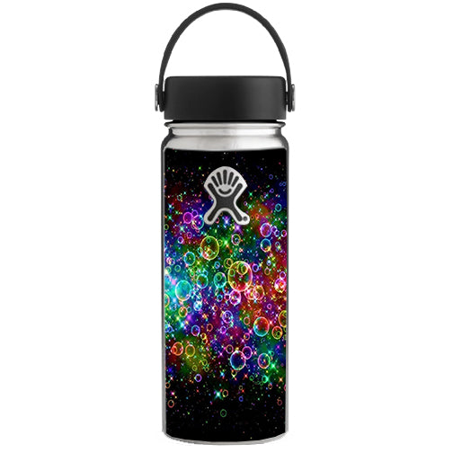  Rainbow Bubbles Hydroflask 18oz Wide Mouth Skin