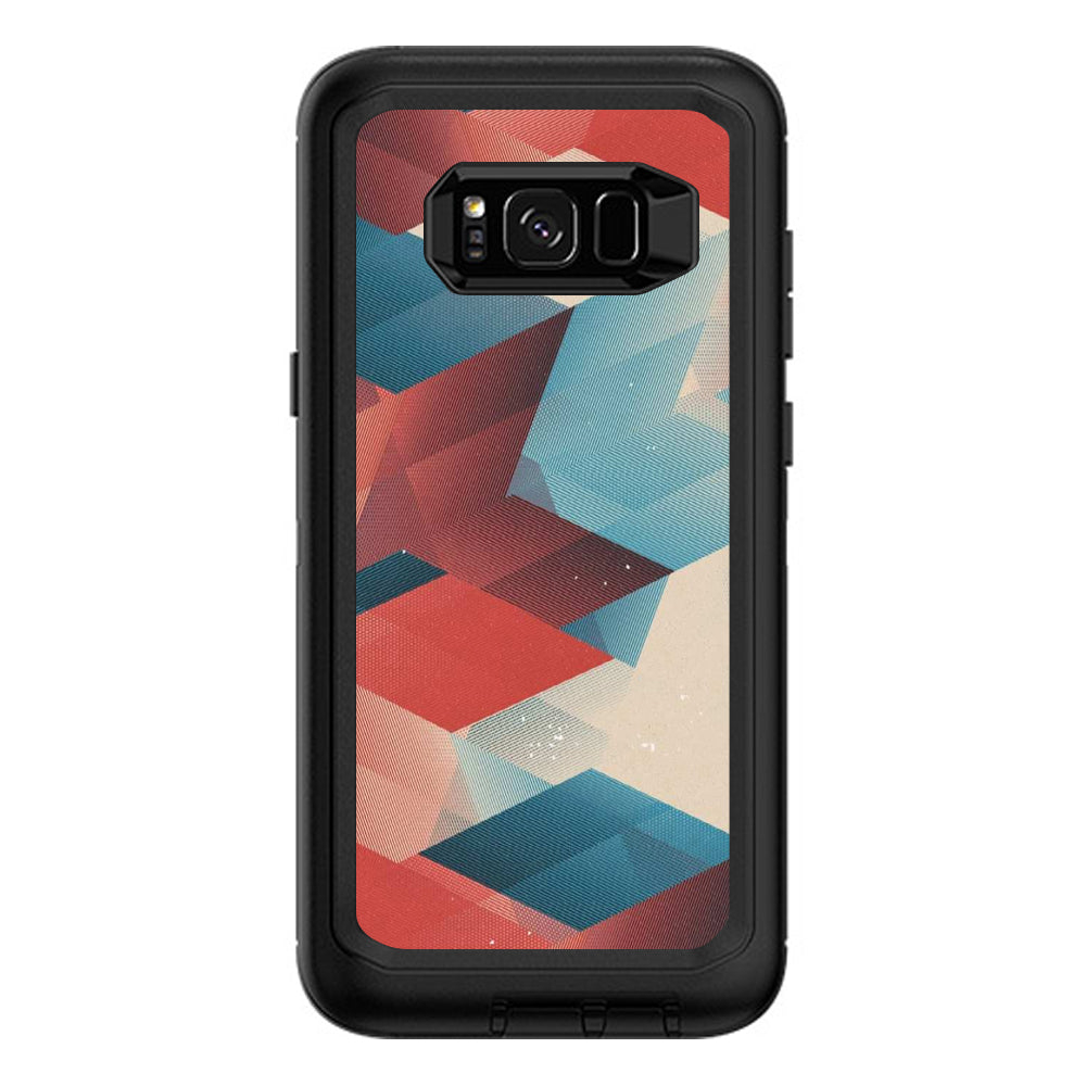  Abstract Pattern Otterbox Defender Samsung Galaxy S8 Plus Skin
