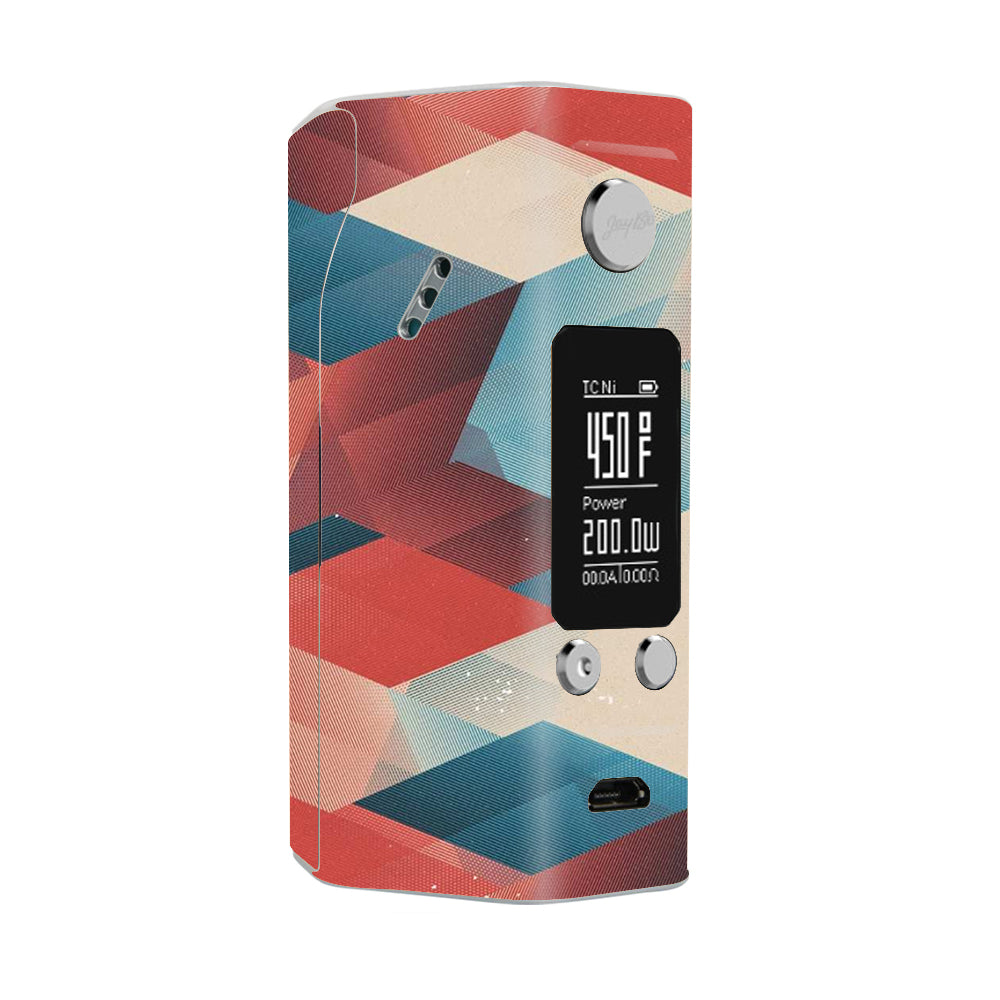  Abstract Pattern Wismec Reuleaux RX200S Skin