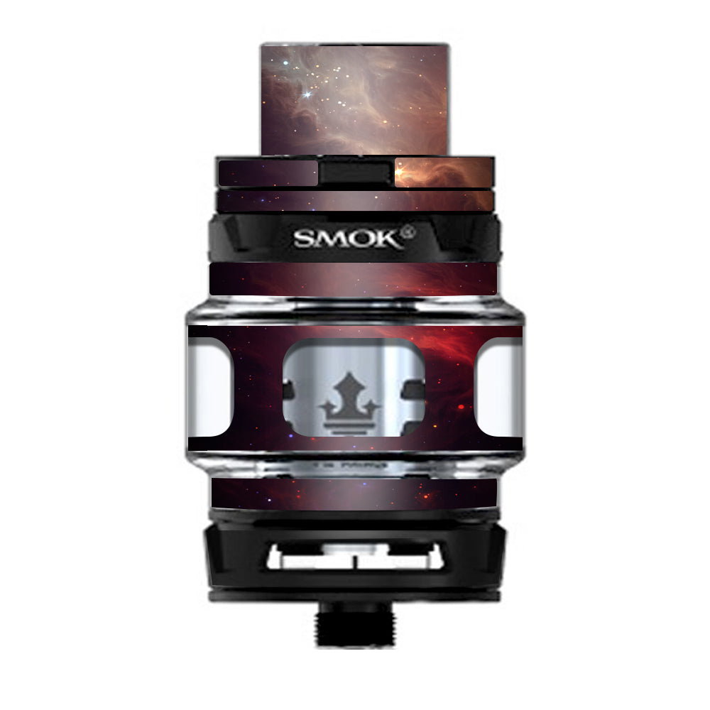  Red Galactic Nebula Prince TFV12 Tank Smok Skin