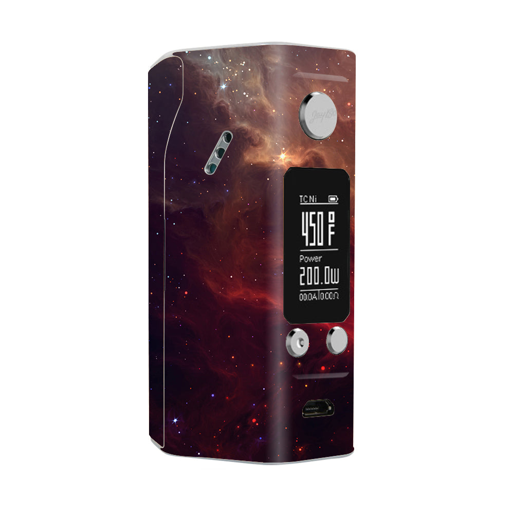  Red Galactic Nebula Wismec Reuleaux RX200S Skin