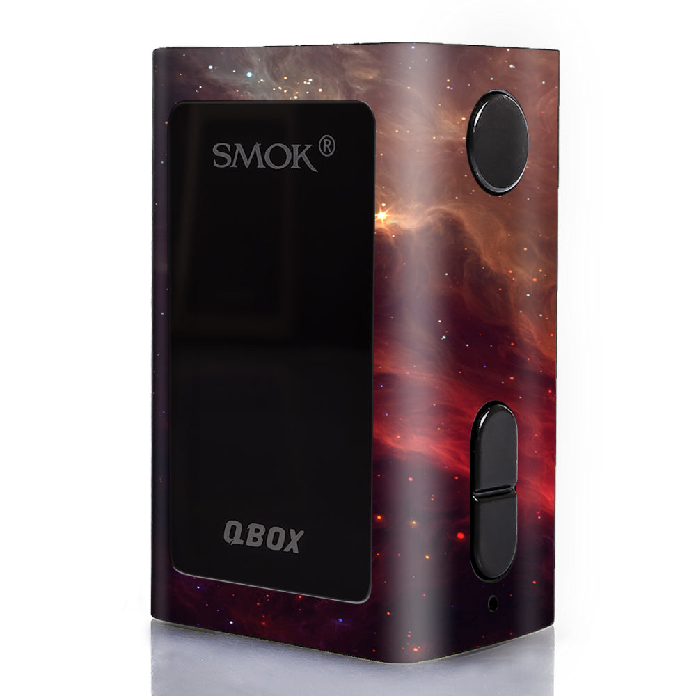  Red Galactic Nebula Smok Q-Box Skin