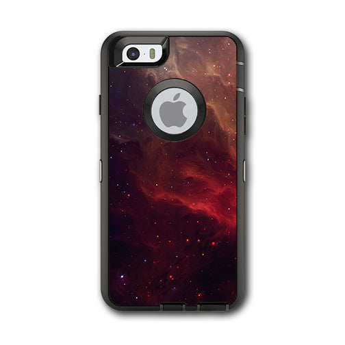  Red Galactic Nebula Otterbox Defender iPhone 6 Skin