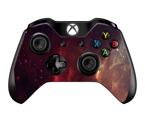  Red Galactic Nebula Microsoft Xbox One Controller Skin