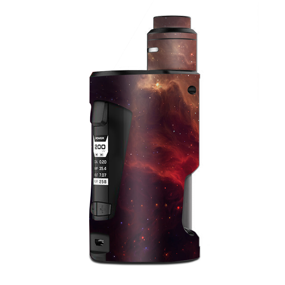  Red Galactic Nebula G Box Squonk Geek Vape Skin