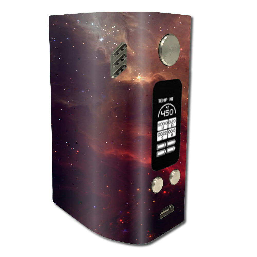  Red Galactic Nebula Wismec Reuleaux RX300 Skin