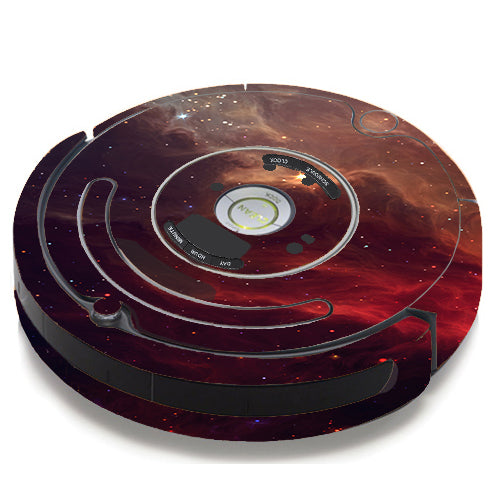  Red Galactic Nebula iRobot Roomba 650/655 Skin