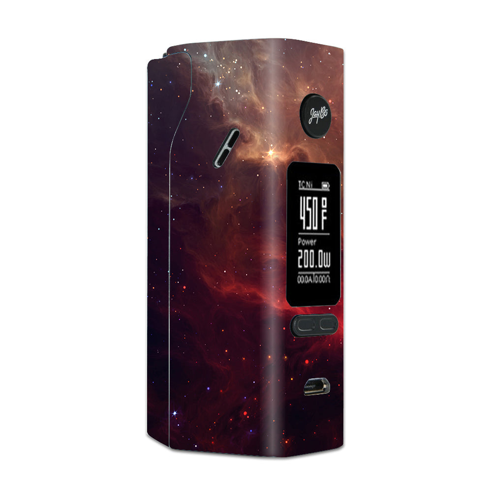  Red Galactic Nebula Wismec Reuleaux RX 2/3 combo kit Skin