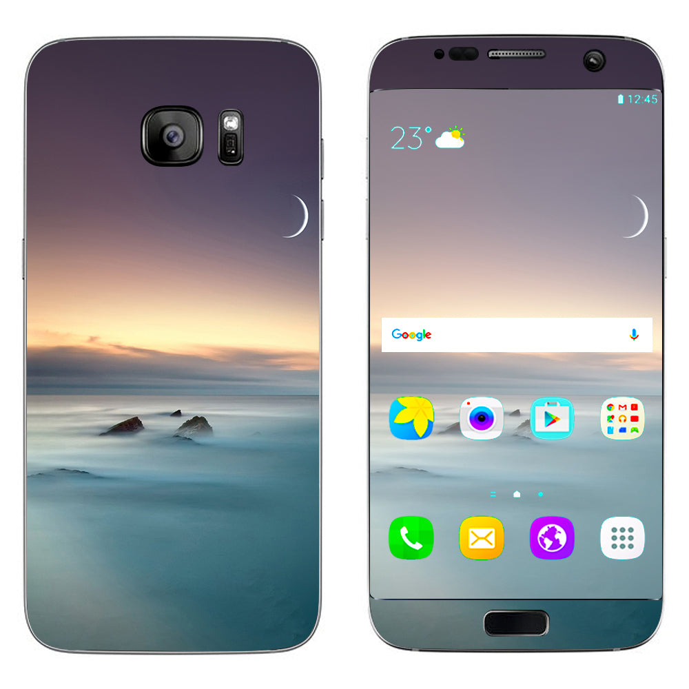  Foggy Lake Samsung Galaxy S7 Edge Skin