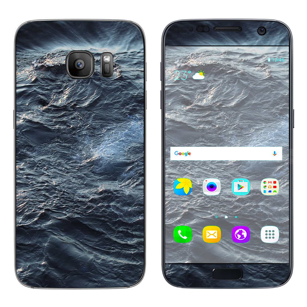  Sea Waves Samsung Galaxy S7 Skin