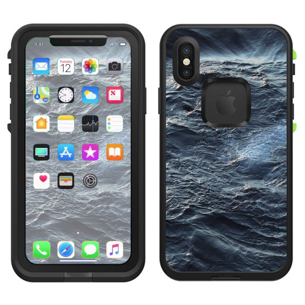  Sea Waves Lifeproof Fre Case iPhone X Skin