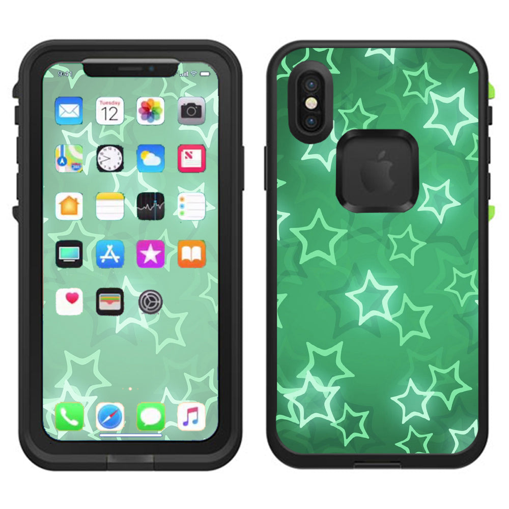  Shiny Stars Lifeproof Fre Case iPhone X Skin