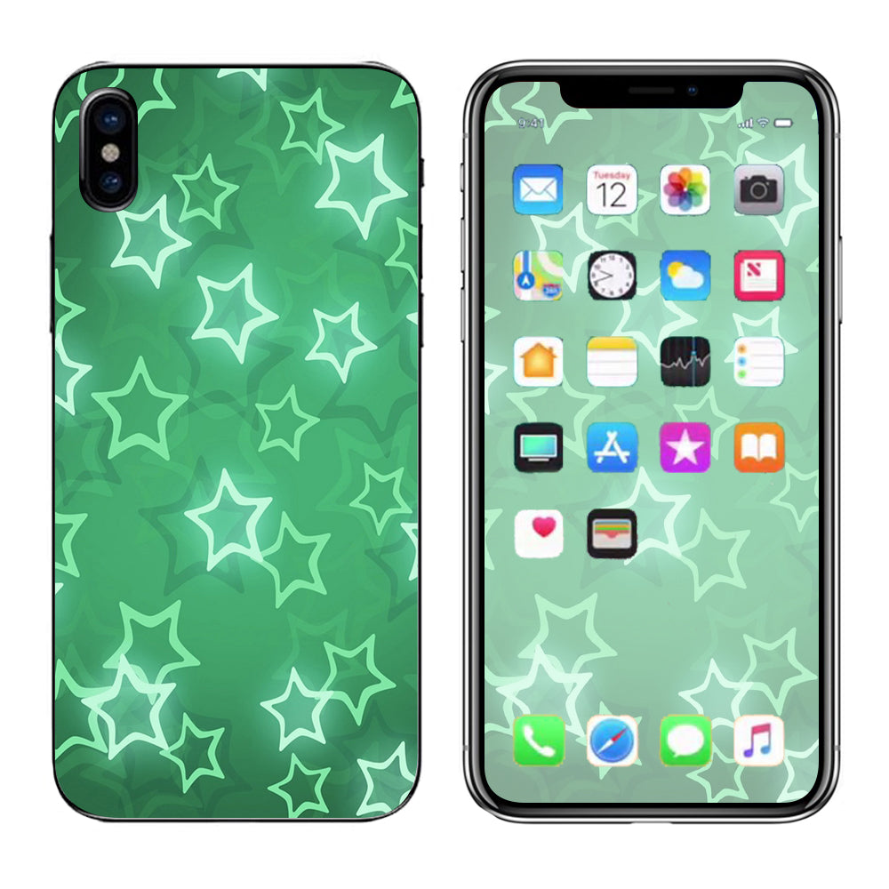  Shiny Stars Apple iPhone X Skin
