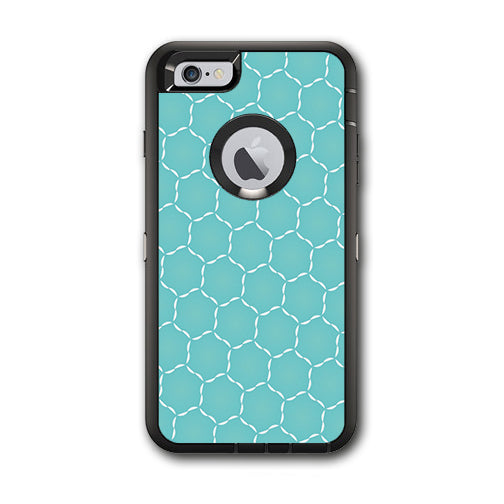  Blue Hexagon Otterbox Defender iPhone 6 PLUS Skin