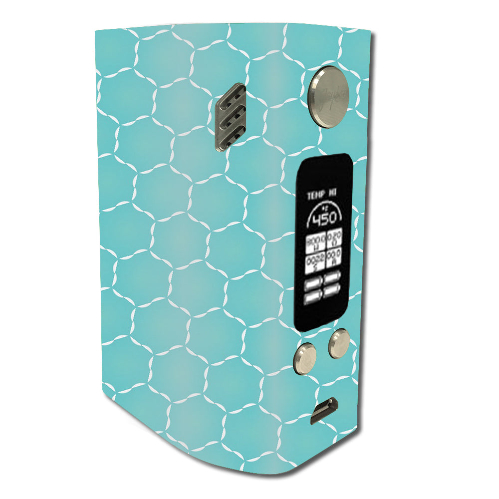  Blue Hexagon Wismec Reuleaux RX300 Skin